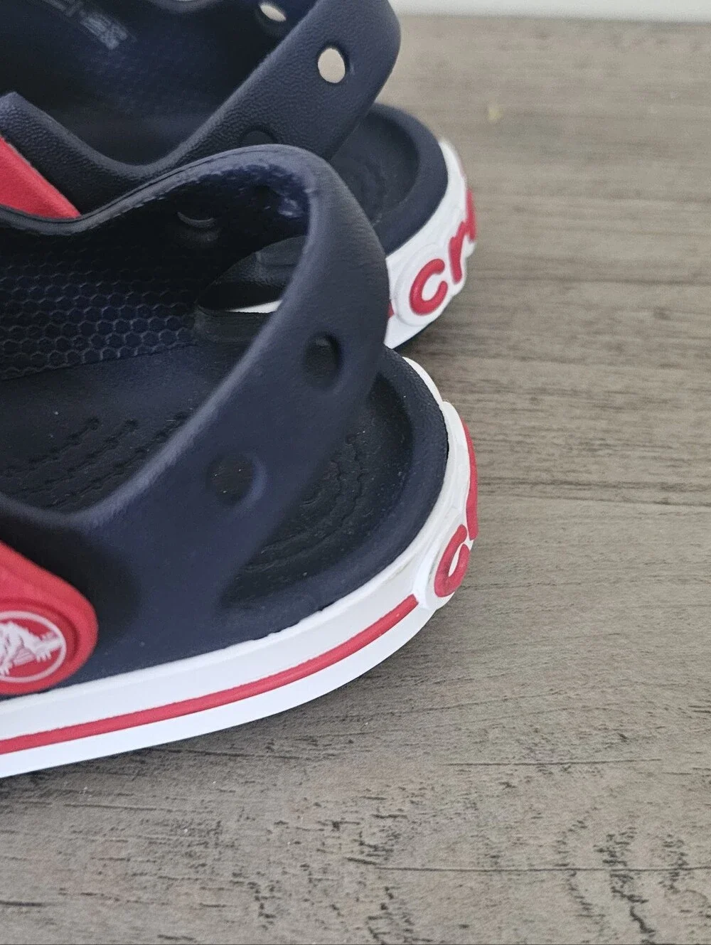 Crocs Kids Crocband Red Blue Toddler Boy Size C 9 Sandals